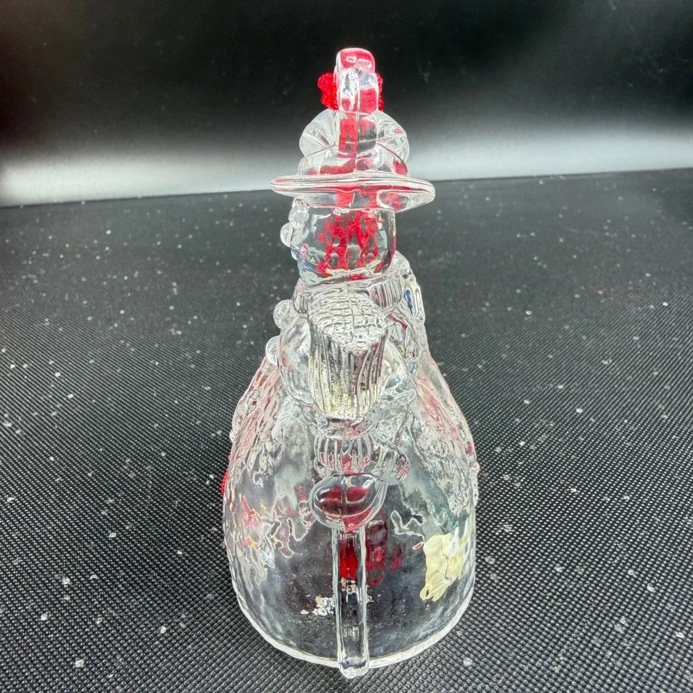 Marquis by Waterford Crystal Snowman Bell Ornament 1st‎ Issue Germany Boxed